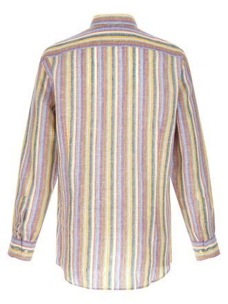 Etro Striped Linen Shirt - Multicolor