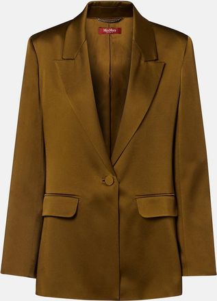 Max Mara Blazer in cr&ecirc;pe di raso