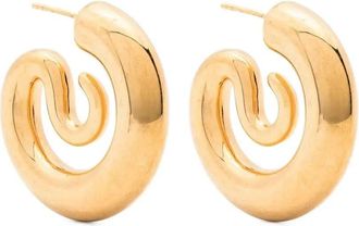 Panconesi Earrings Serpent Hoops Small