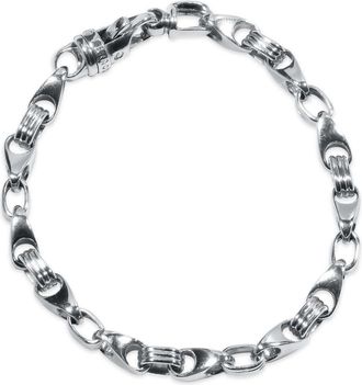 Pompeii3 Mens Link 14k Gold (34gram) or Platinum (54gram) 6.5mm Bracelet 9