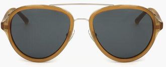 Linda Farrow PHILLIP LIM Aviator Sunglasses with Metal Bridge size Unica