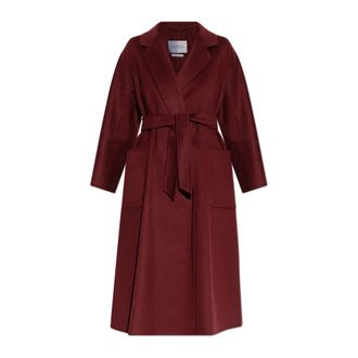 Max Mara Belted Coats, female, Red, XS, Ludmilla Icon Coat