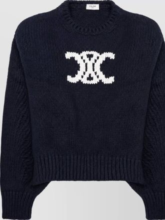 Celine logo knit jumper