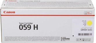 CANON T&oacute;ner Canon 059 H Amarillo 4549292137101 S55082883 Canon