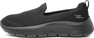 Skechers GO WALK FLEX OCEAN SUNSET, Womens Sneaker, Black, 2.5 UK