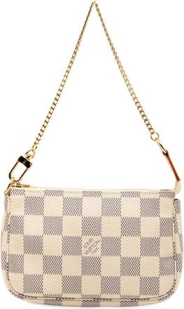 Louis Vuitton Pre-owned Mini Bags, female, Multicolor, Size: ONE SIZE Pre-owned Chain Handle Pouch