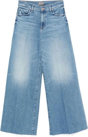 Mother Jeans The Swisher Sneak Fray - Blu