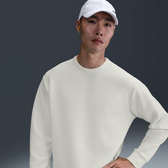 Nike Mens 24.7 ImpossiblySoft Dri-FIT Crew in White | HQ6964-133