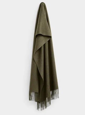 Simons Womens XL wool and cashmere scarf