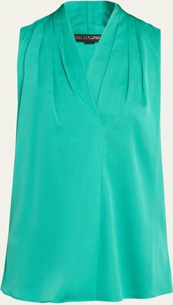 Kobi Halperin Mila Silk-Stretch Sleeveless Top