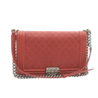 Chanel Pre-owned Vintage Schoudertas - Dames - Pre-owned - Rood - Maat: ONE Size Leer
