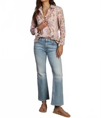 Dylan Womens Romy Floral Button Down In Multi