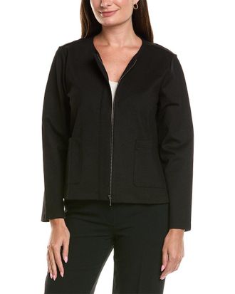 Eileen Fisher Eileen Fisher Round Neck Jacket