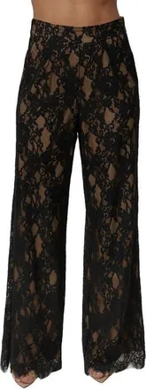 JLUXLABEL Forever Crush Lace Pant in Black at Nordstrom, Size Small