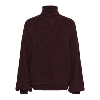 Kaffe Kaomi Turtleneck - Dames - Coltruien - Bruin - XS - Truien & Vesten