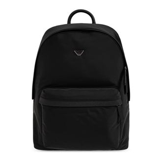 Emporio Armani Heren, Tassen, Zwart, Maat: ONE Size Satijn