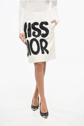 Dior A-Line MISS DIOR Midi Skirt size 40