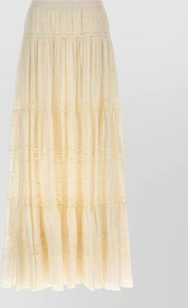 Ermanno Scervino cotton lace insert full skirt