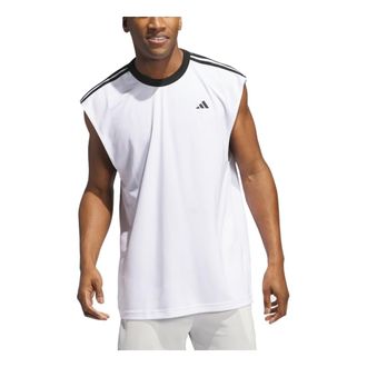 adidas Basketball All World Vest Asia Sizing White Black JE9290