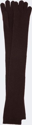 Nour Hammour Cashmere and wool gloves