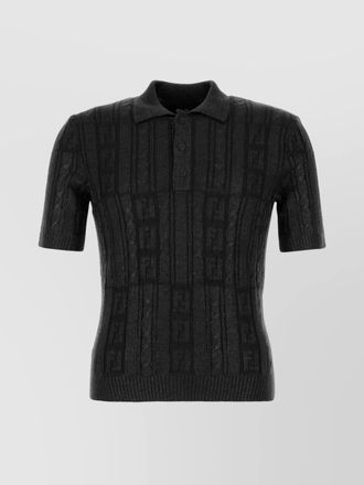 Fendi wool polo shirt