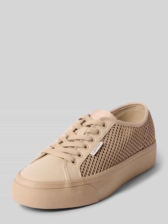 Calvin Klein Low Top Sneaker mit Plateau-Sohle in Sand, Gr&ouml;&szlig;e 36