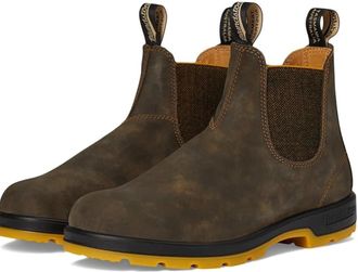 Blundstone 1944 Mens 4 Rustic Brown Leather Round Toe Chelsea Boots ZOGG3528