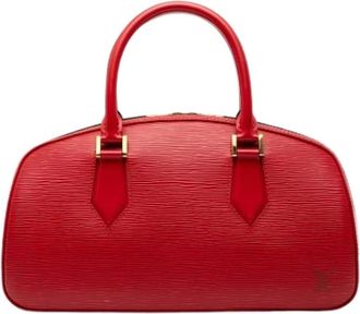 Louis Vuitton Pre-owned Jasmine - Dames - Vintage Handtas - Rood - ONE Size - Leer - Vintage