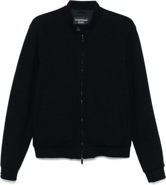 Emporio Armani Wool Blend Blouson Jacket