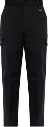 Moncler Cargo Katoenmix Gabardine Broek - Heren - Straight fit broeken - Zwart - M - Katoen - Broeken