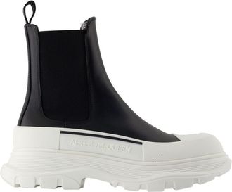 Alexander McQueen High Rubber Ankle Boots