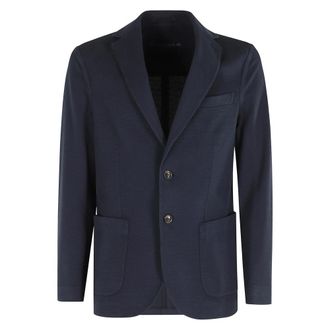 Circolo 1901 Blazers, male, Blue, Size: 2XL G.Dyed Jacket
