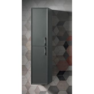 MODO Modo - Colonna Da Bagno Moderna Reversibile Classic A 2 Ante Antracite Opaco