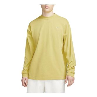 Nike Solo Swoosh Long-Sleeve Top Yellow DX0885-700