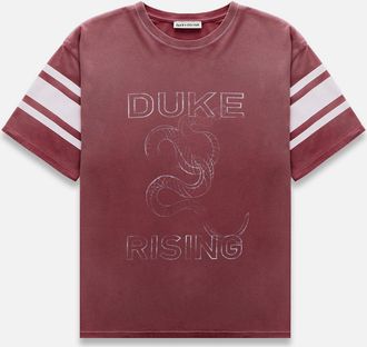 Duke + Dexter Duke + Dexter, Mens PD Duke Rising Vintage Red T-Shirt, Size XXL