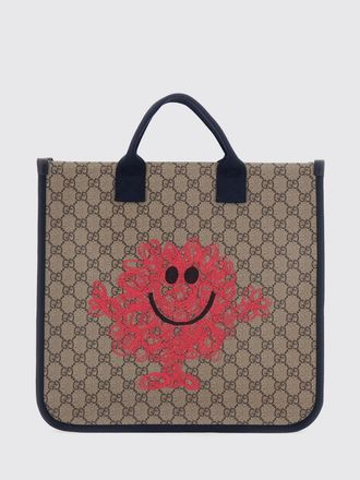 Gucci Borsa in tessuto GG Supreme con ricamo