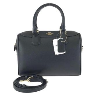 Coach Pre-owned Handbags, female, Black, Size: ONE SIZE Pre-owned Mini Bennett Satchel Leather 2way Bag