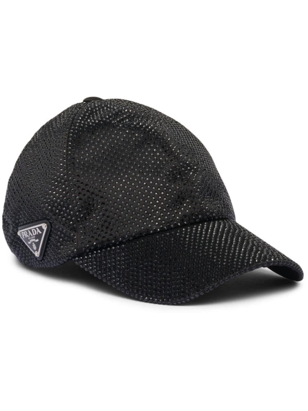 キャップ PRADA♦︎プラダ♦︎ベースボール ブラック NYLON CAP M