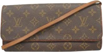 Louis Vuitton Pre-owned Cross Body Bags, female, Brown, Size: ONE SIZE Pre-owned Vintage Pochette Shoulder Bag