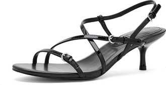 Marc Fisher Nylah Womens Dress Sandals Black Patent Leather : 7.5 M