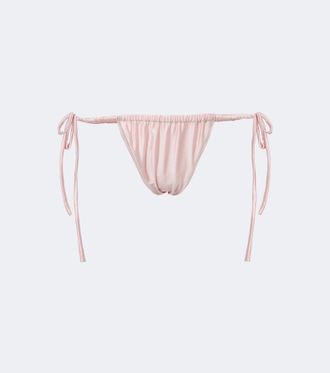 Montce Swim Brazil ruched bikini bottoms