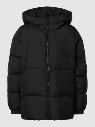 Tom Tailor Denim Regular Fit Steppjacke mit Kapuze in Black, Größe L