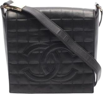 Chanel Pre-owned Vintage Schoudertas - Dames - Vintage Schoudertas - Zwart - ONE Size - Leer - Vintage