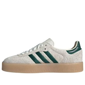 adidas (WMNS) adidas Sambae Off White Collegiate Green JQ0252