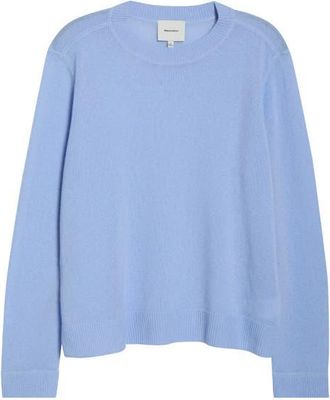 Reformation Oversize Cashmere & Wool Sweater in Ice Water at Nordstrom, Size X-Large