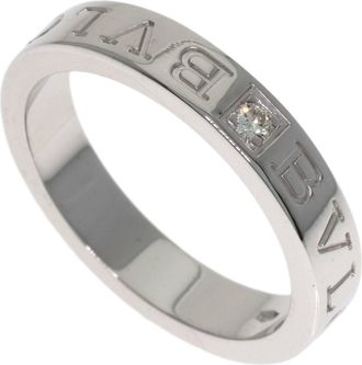 Bulgari White Gold (18K) Band Ring (Pre-Owned)