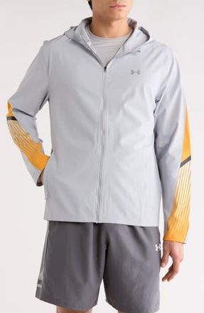 Under Armour Velociti Storm Hooded Jacket in Mod Gray at Nordstrom Rack, Size Xx-Large