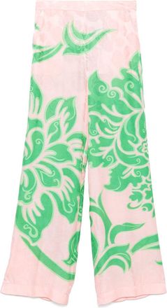 Etro Pantaloni con stampa - Rosa