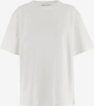 Carven Womens Cotton T-Shirt With Back Print White T-Shirts & Jerseys
