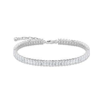 Thomas Sabo Thomas Sabo Tennisarmband mit wei&szlig;en Steinen Silber wei&szlig; A2030-051-14-L19V